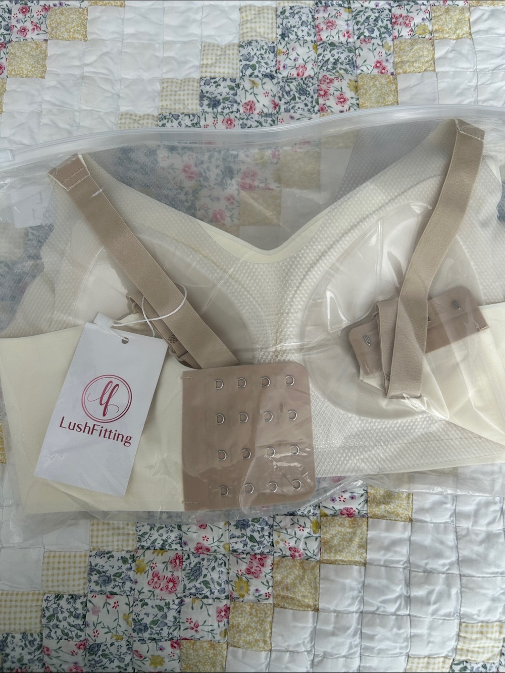 Women's Supportive Beige Bra - Comfort Fit